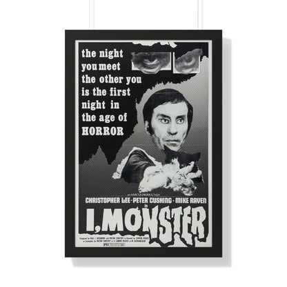 I, MONSTER (2) 1971 - Framed Movie Poster-20" x 30"-The Sticker Space