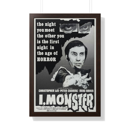 I, MONSTER (2) 1971 - Framed Movie Poster-20" x 30"-The Sticker Space