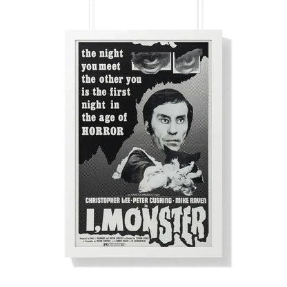 I, MONSTER (2) 1971 - Framed Movie Poster 20" x 30" White - The Sticker Space