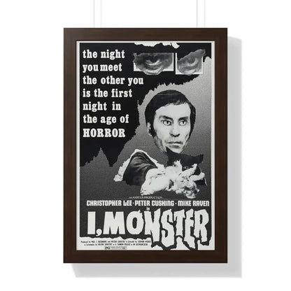 I, MONSTER (2) 1971 - Framed Movie Poster - The Sticker Space