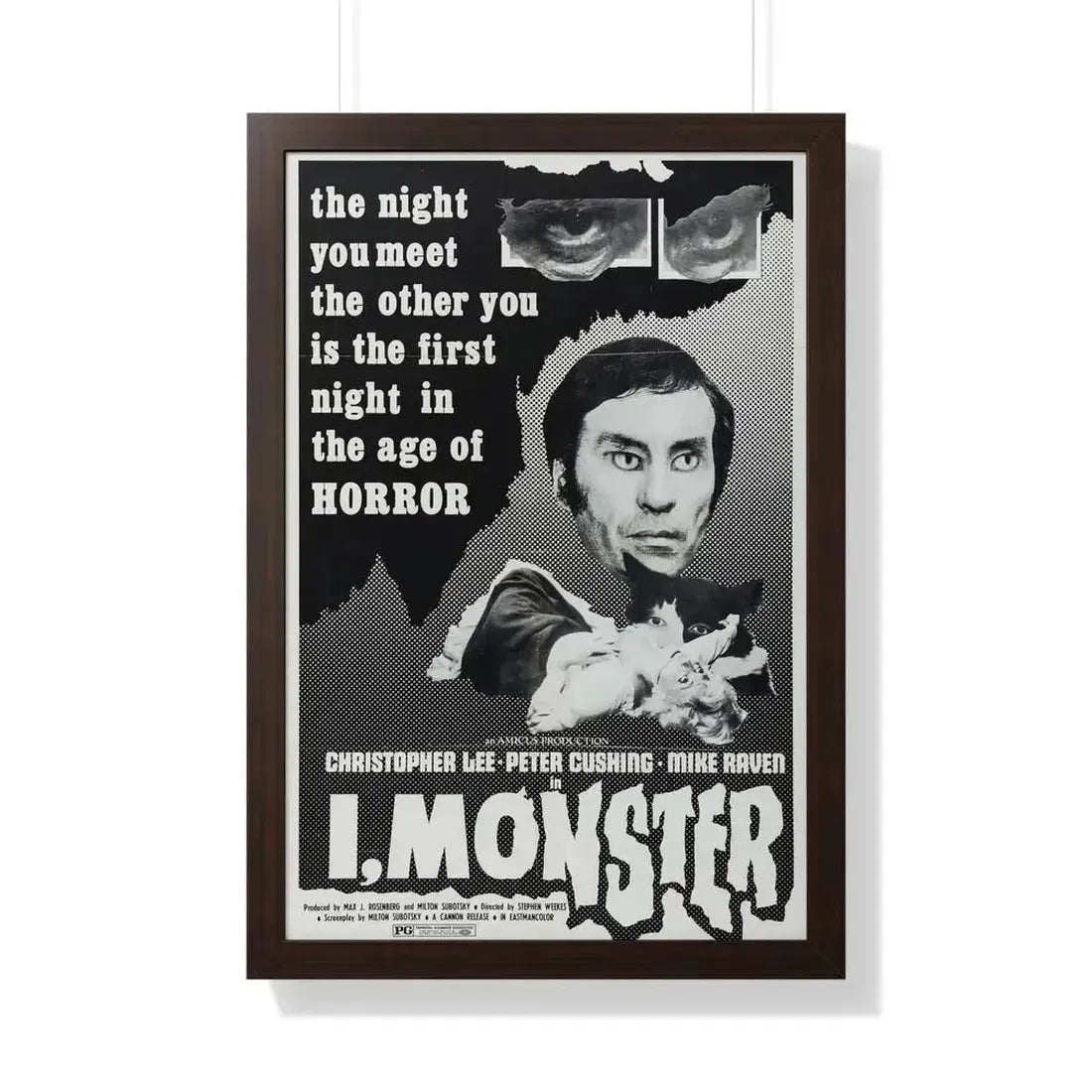 I, MONSTER (2) 1971 - Framed Movie Poster - The Sticker Space