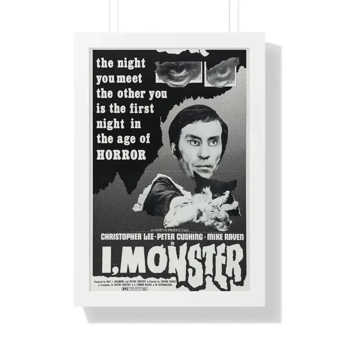I, MONSTER (2) 1971 - Framed Movie Poster - The Sticker Space
