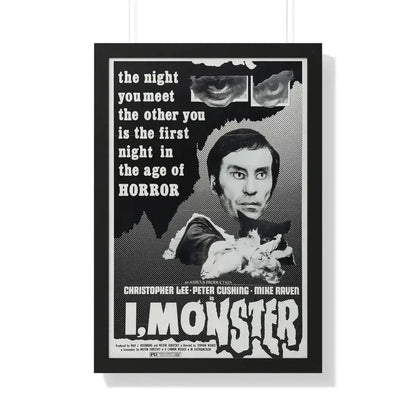 I, MONSTER (2) 1971 - Framed Movie Poster - The Sticker Space