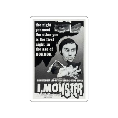 I, MONSTER (2) 1971 Movie Poster STICKER Vinyl Die-Cut Decal 3 Inch - The Sticker Space