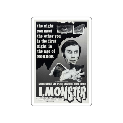 I, MONSTER (2) 1971 Movie Poster STICKER Vinyl Die-Cut Decal-5 Inch-The Sticker Space