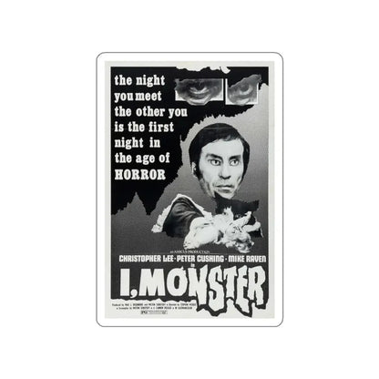 I, MONSTER (2) 1971 Movie Poster STICKER Vinyl Die-Cut Decal - The Sticker Space