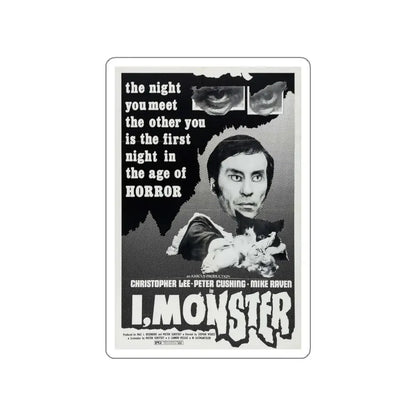I, MONSTER (2) 1971 Movie Poster STICKER Vinyl Die-Cut Decal - The Sticker Space
