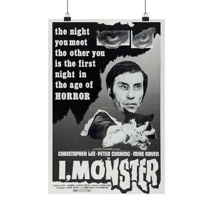 I, MONSTER (2) 1971 - Paper Movie Poster 12″ x 18″ Matte - The Sticker Space