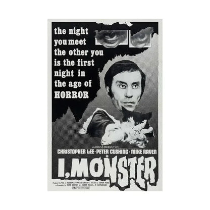 I, MONSTER (2) 1971 - Paper Movie Poster - The Sticker Space