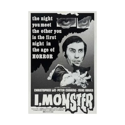 I, MONSTER (2) 1971 - Paper Movie Poster - The Sticker Space