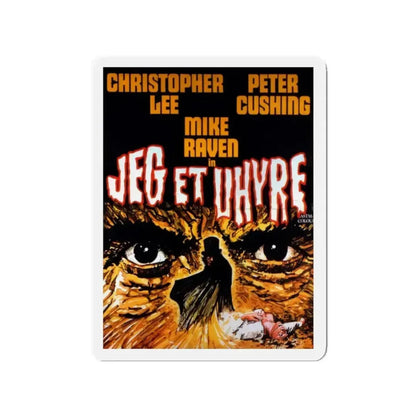 I, MONSTER (DANISH) 1971 Movie Poster - Refrigerator Magnet 2 Inch Die-Cut - The Sticker Space