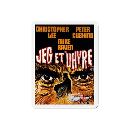 I, MONSTER (DANISH) 1971 Movie Poster - Refrigerator Magnet 5 Inch Die-Cut - The Sticker Space