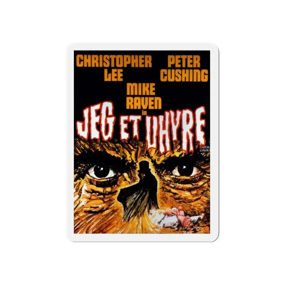 I, MONSTER (DANISH) 1971 Movie Poster - Refrigerator Magnet - The Sticker Space