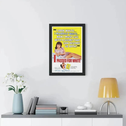 I PASSED FOR WHITE 1960 - Framed Movie Poster - The Sticker Space
