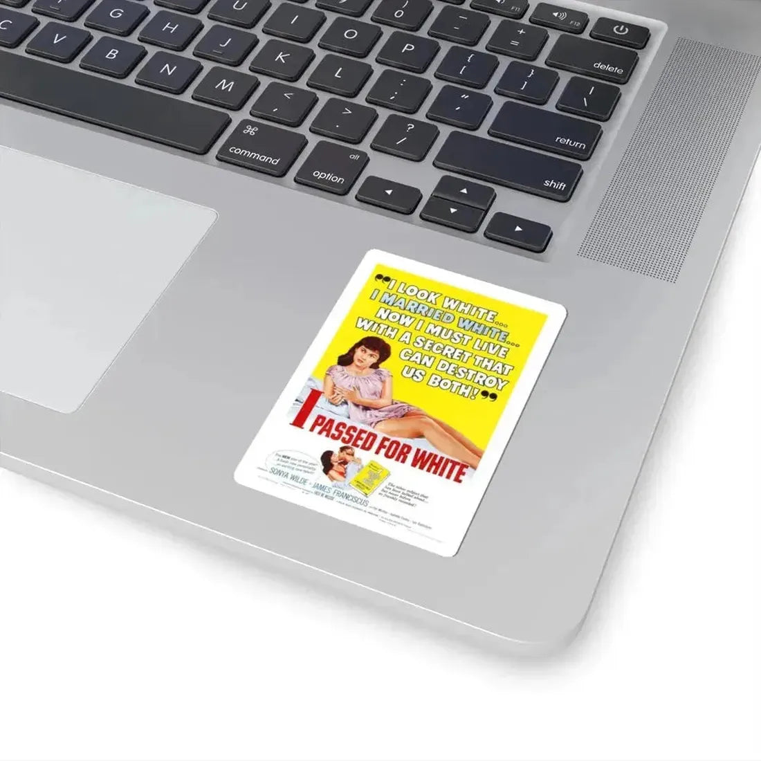 I PASSED FOR WHITE 1960 Movie Poster - STICKER Vinyl Kiss-Cut Decal - The Sticker Space