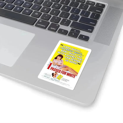 I PASSED FOR WHITE 1960 Movie Poster - STICKER Vinyl Kiss-Cut Decal - The Sticker Space