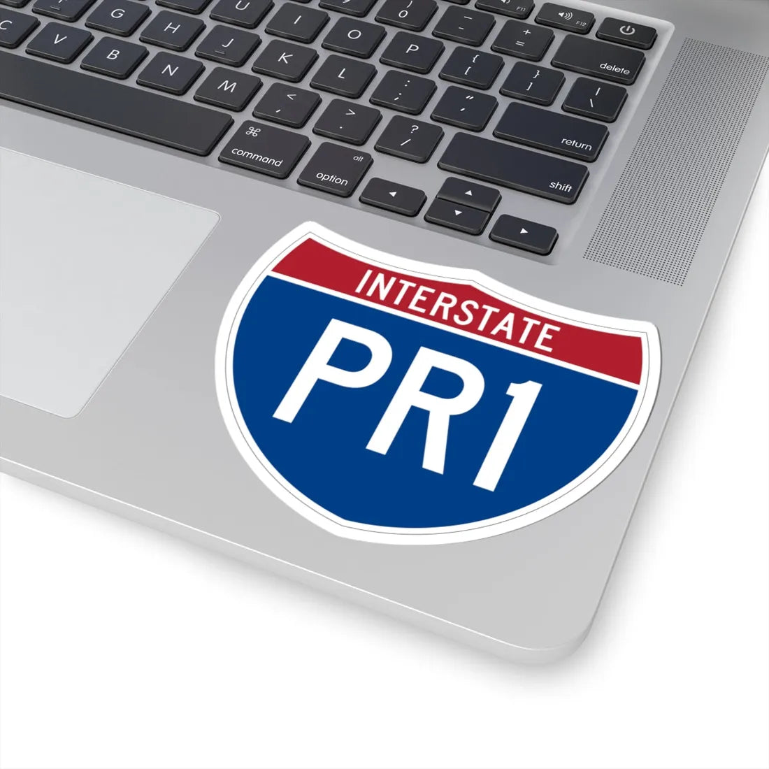 I-PR1 (Puerto Rico) (Road Sign) STICKER Vinyl Kiss-Cut Decal - The Sticker Space