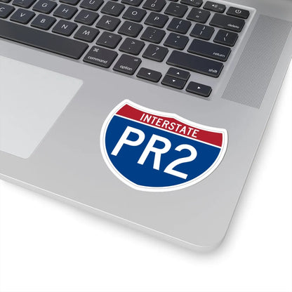 I-PR2 (Puerto Rico) (Road Sign) STICKER Vinyl Kiss-Cut Decal - The Sticker Space