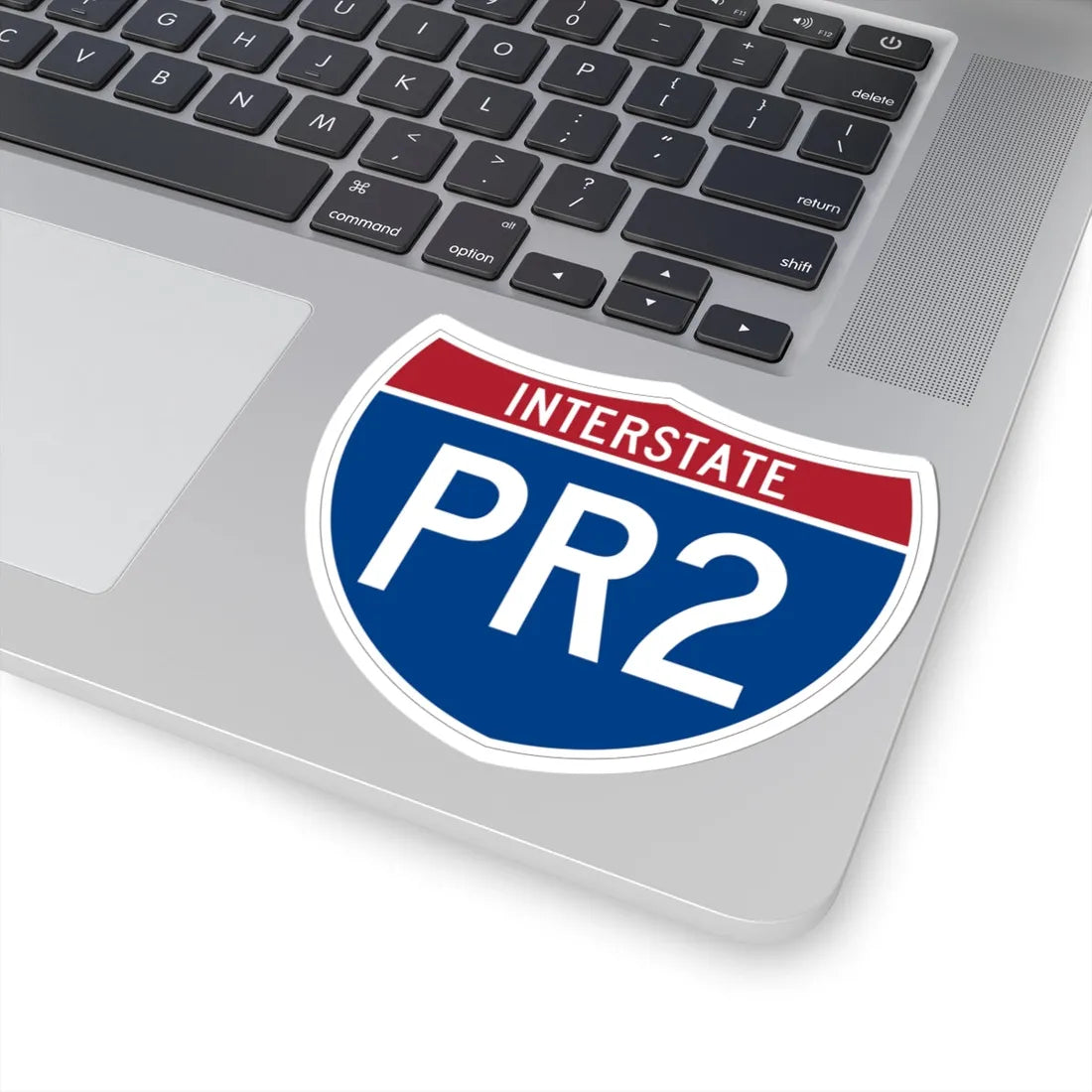 I-PR2 (Puerto Rico) (Road Sign) STICKER Vinyl Kiss-Cut Decal - The Sticker Space