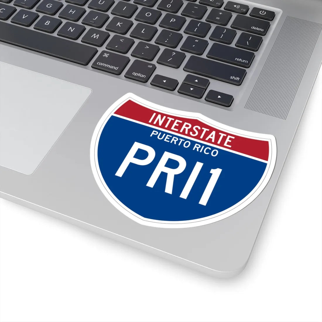 I-PRI1 PR Metric (Puerto Rico) (Road Sign) STICKER Vinyl Kiss-Cut Decal - The Sticker Space