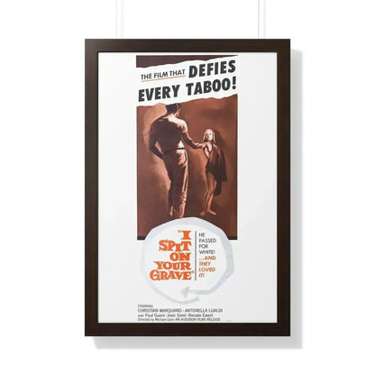 I SPIT ON YOUR GRAVE 1959 - Framed Movie Poster - The Sticker Space