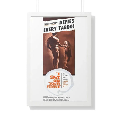 I SPIT ON YOUR GRAVE 1959 - Framed Movie Poster - The Sticker Space