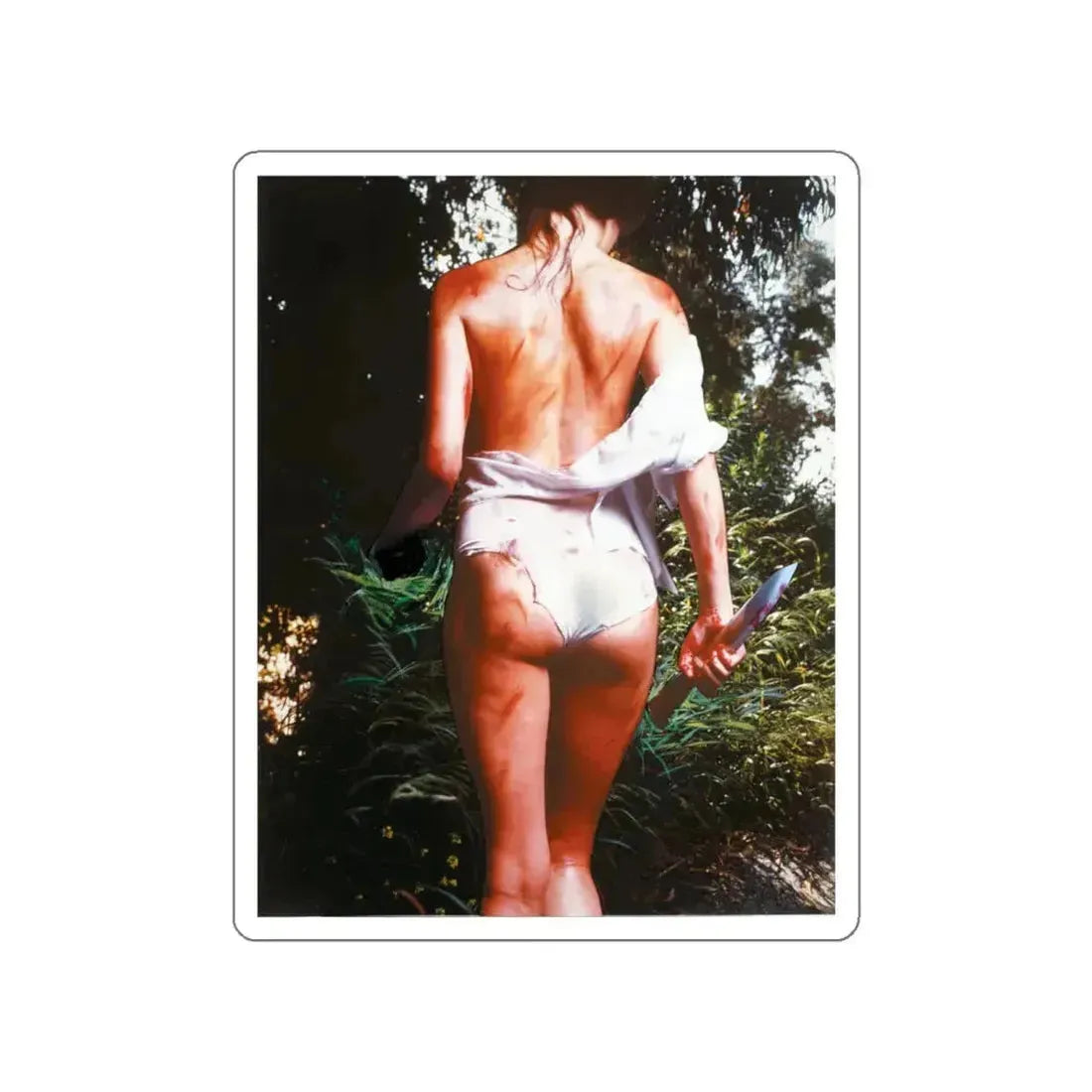 I SPIT ON YOUR GRAVE (ART ONLY) 1978 Movie Poster STICKER Vinyl Die-Cut Decal 4 Inch - The Sticker Space