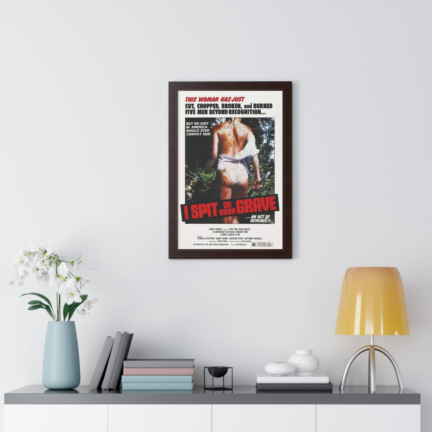 I SPIT ON YOUR GRAVE (DAY OF THE WOMAN) 1978 - Framed Movie Poster-The Sticker Space