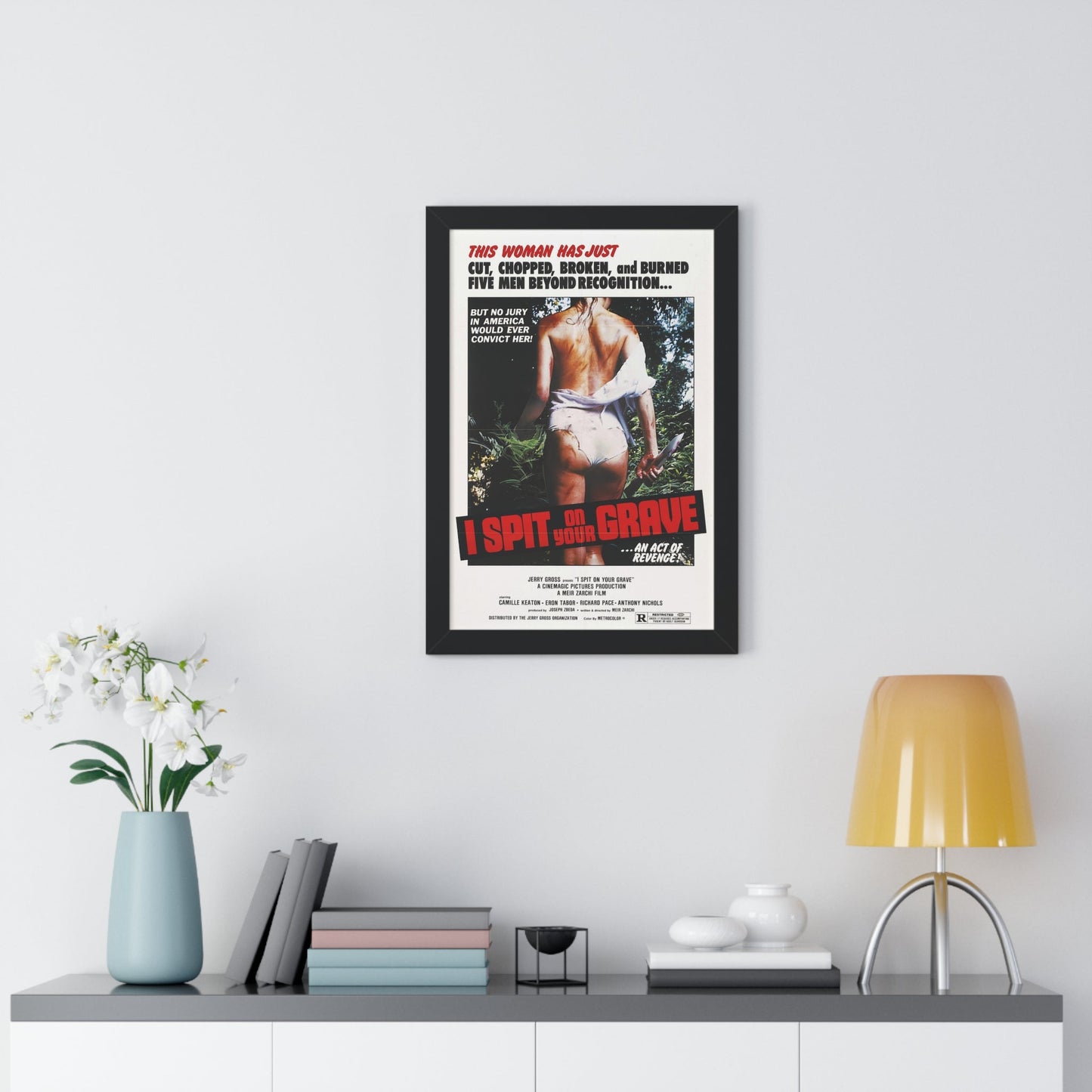 I SPIT ON YOUR GRAVE (DAY OF THE WOMAN) 1978 - Framed Movie Poster-The Sticker Space