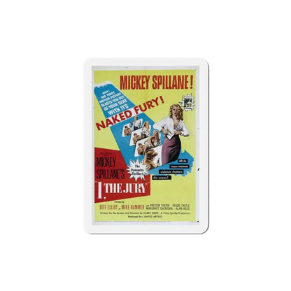 I the Jury 1953 Movie Poster Refrigerator Magnet - The Sticker Space