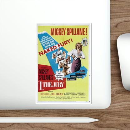 I the Jury 1953 Movie Poster STICKER Vinyl Die-Cut Decal-The Sticker Space