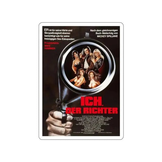 I THE JURY (GERMAN) 1982 Movie Poster STICKER Vinyl Die-Cut Decal 2 Inch - The Sticker Space