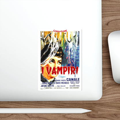 I VAMPIRI 1957 Movie Poster STICKER Vinyl Die-Cut Decal-The Sticker Space