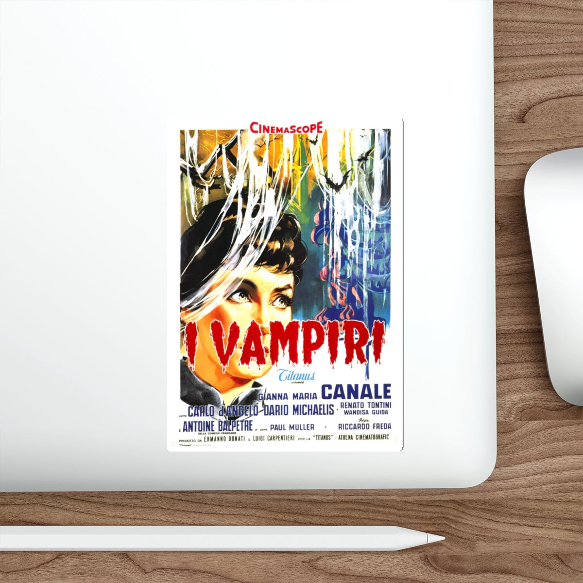 I VAMPIRI 1957 Movie Poster STICKER Vinyl Die-Cut Decal-The Sticker Space