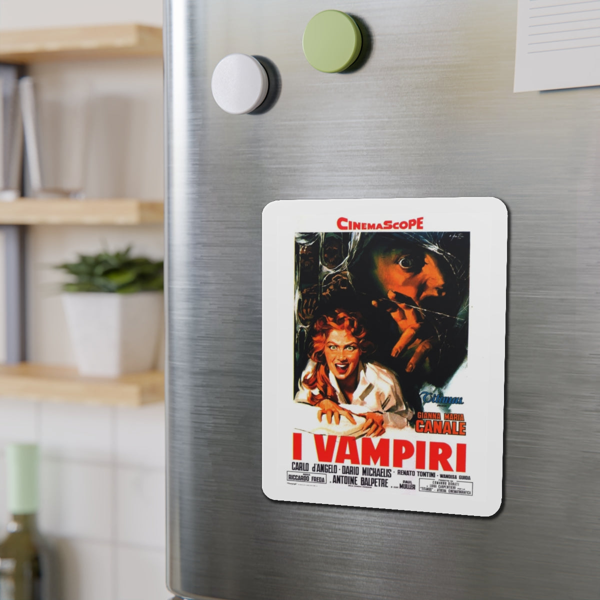 I VAMPIRI (2) 1957 Movie Poster - Refrigerator Magnet-The Sticker Space