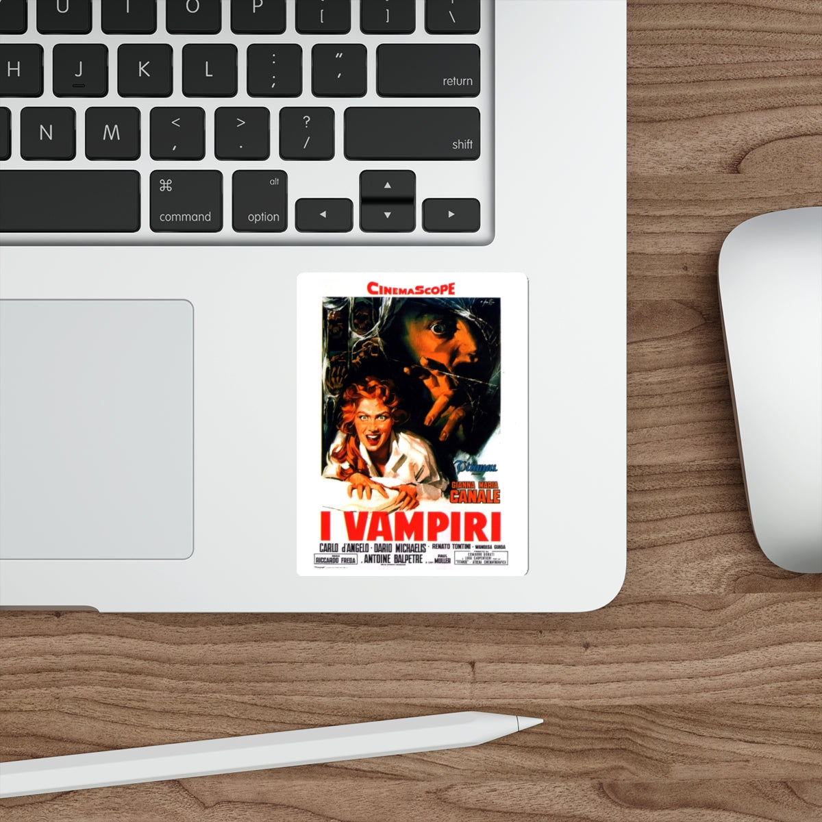 I VAMPIRI (2) 1957 Movie Poster STICKER Vinyl Die-Cut Decal-The Sticker Space