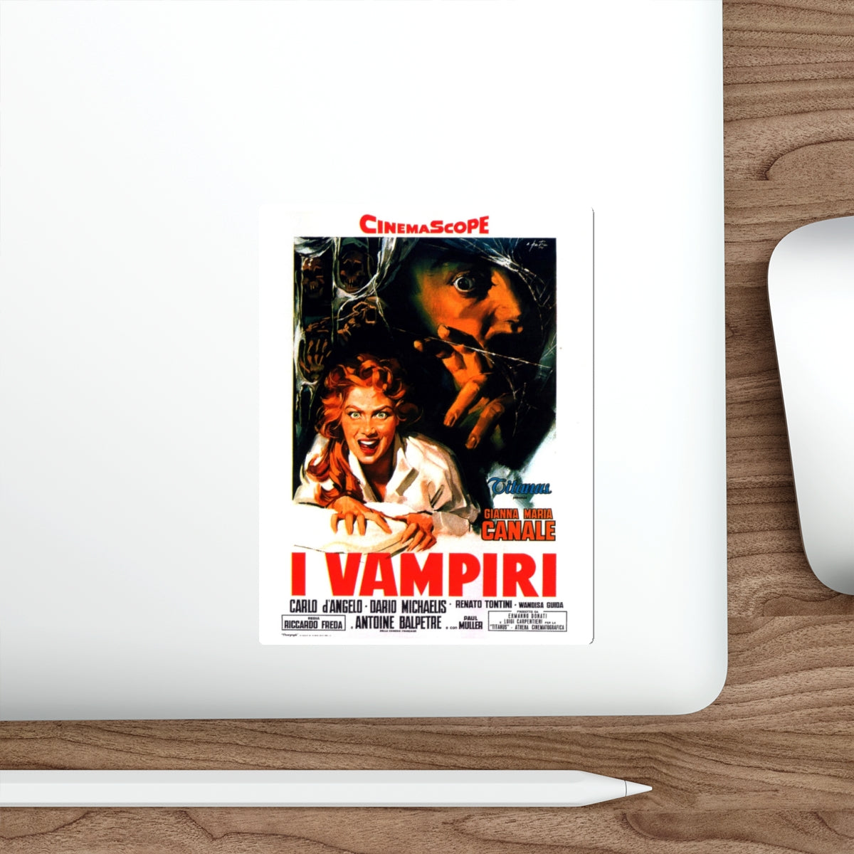 I VAMPIRI (2) 1957 Movie Poster STICKER Vinyl Die-Cut Decal-The Sticker Space