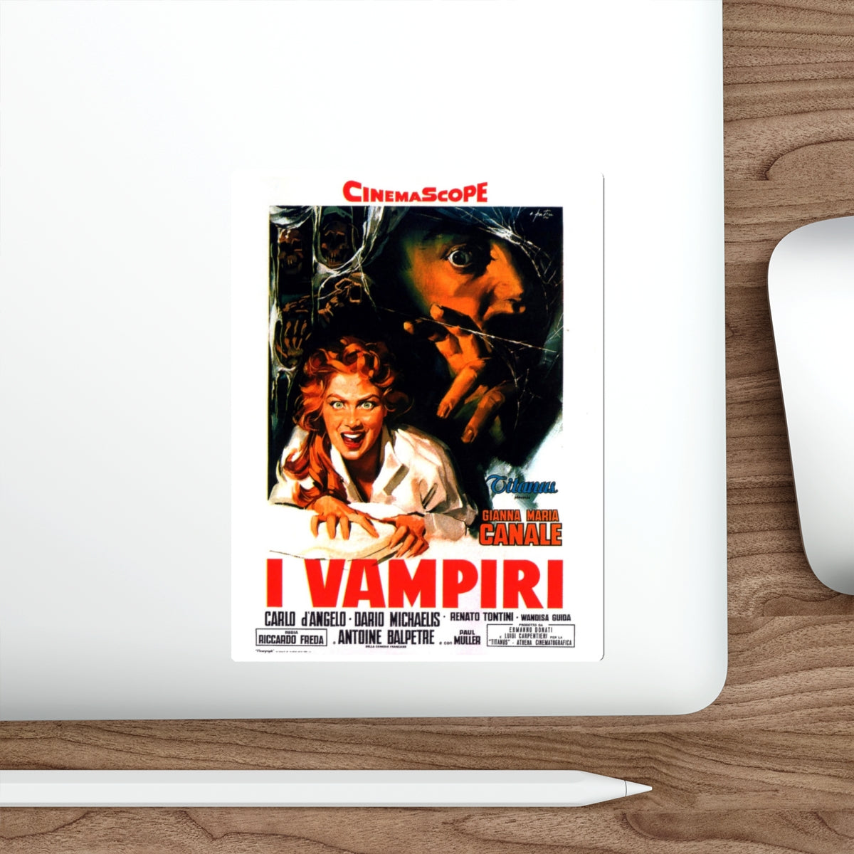 I VAMPIRI (2) 1957 Movie Poster STICKER Vinyl Die-Cut Decal-The Sticker Space