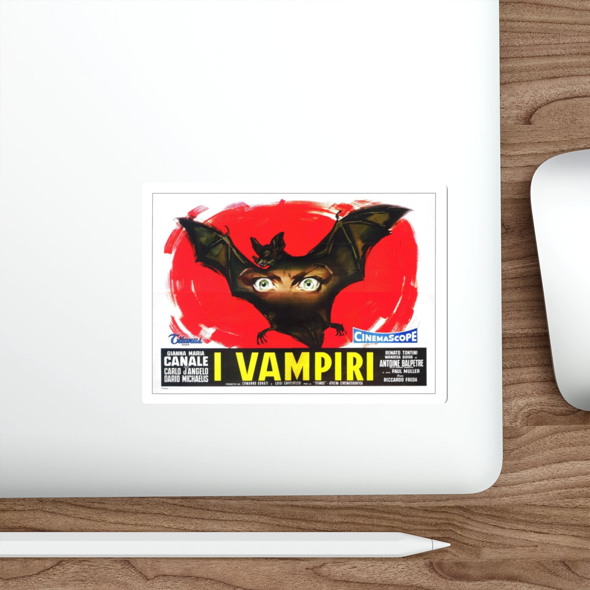 I VAMPIRI (3) 1957 Movie Poster STICKER Vinyl Die-Cut Decal-The Sticker Space