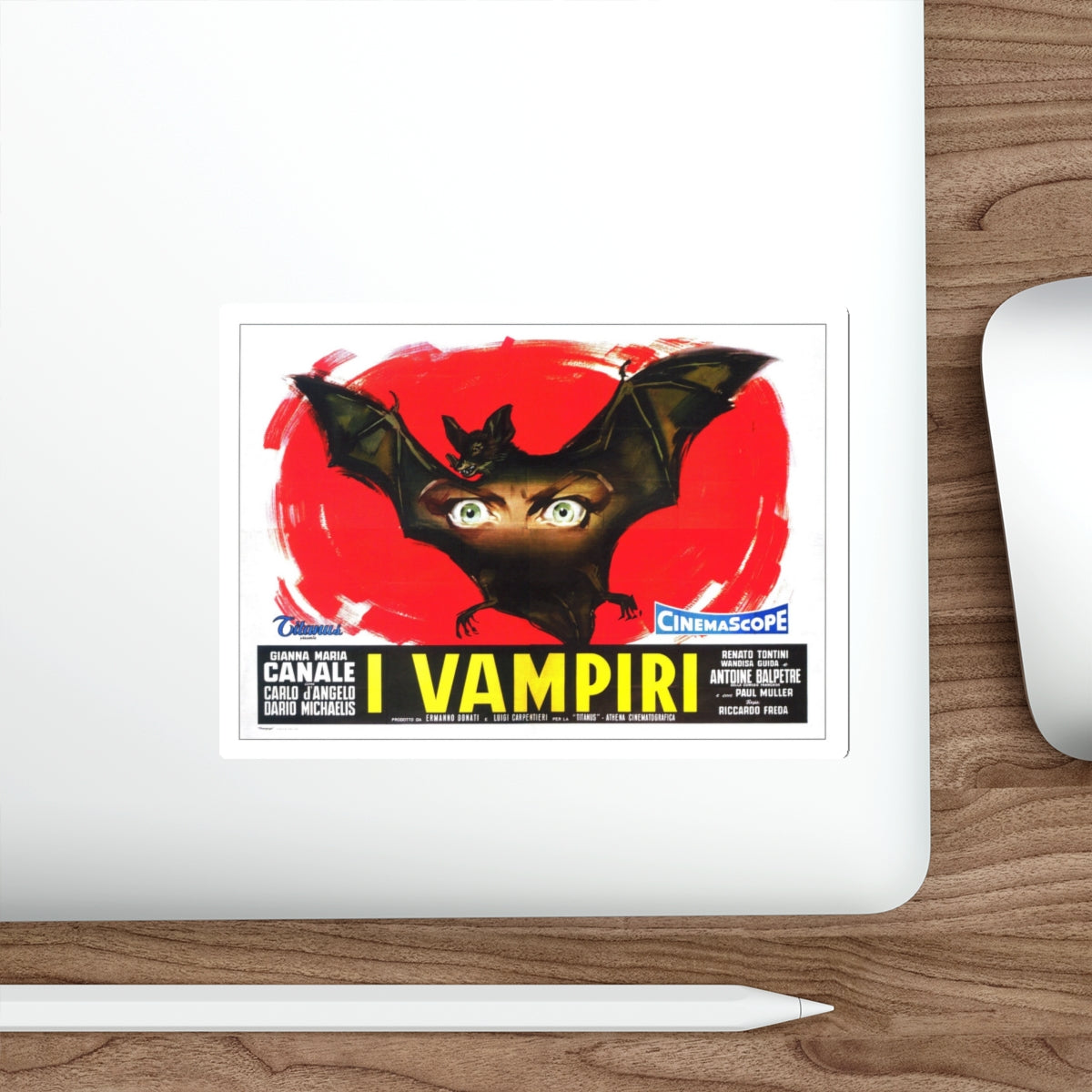 I VAMPIRI (3) 1957 Movie Poster STICKER Vinyl Die-Cut Decal-The Sticker Space