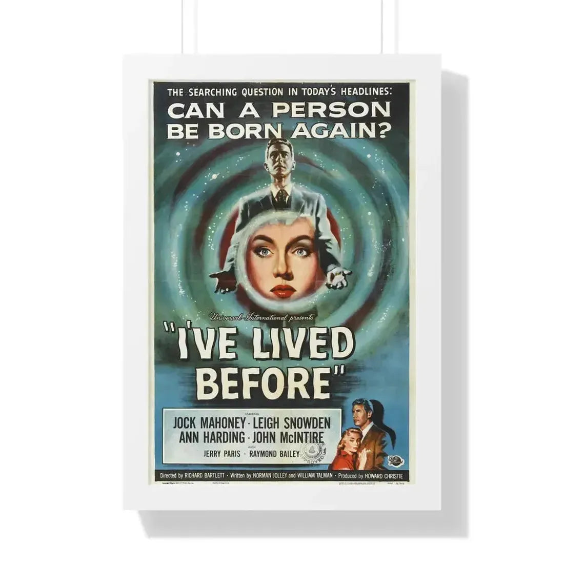 I'VE LIVED BEFORE 1956 - Framed Movie Poster 16″ x 24″ White - The Sticker Space