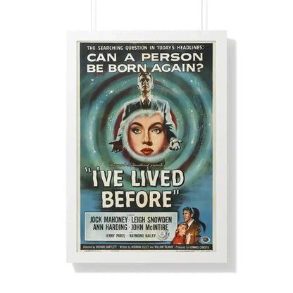 I'VE LIVED BEFORE 1956 - Framed Movie Poster 20" x 30" White - The Sticker Space