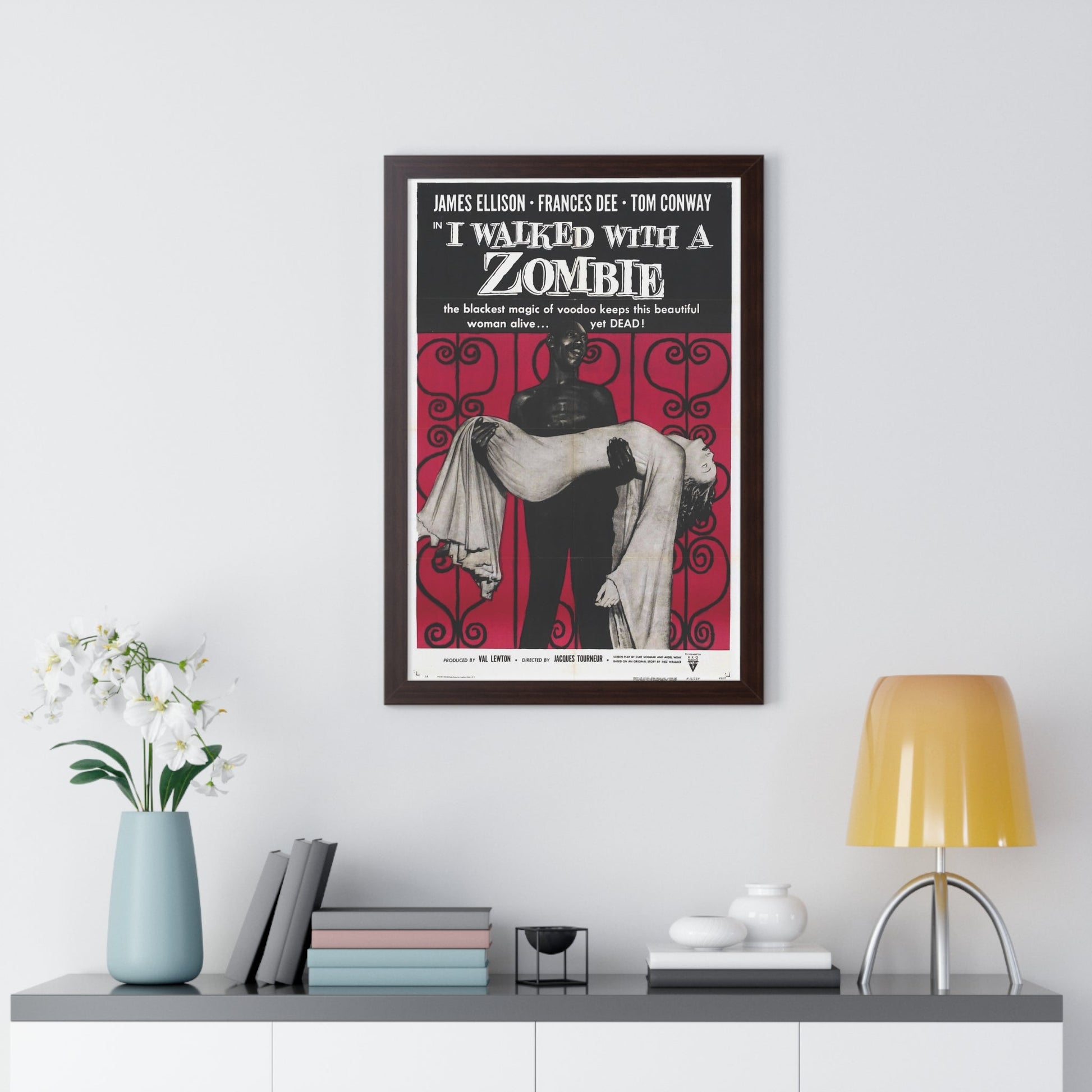 I WALKED WITH A ZOMBIE 1943 - Framed Movie Poster-The Sticker Space