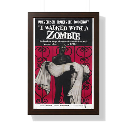 I WALKED WITH A ZOMBIE 1943 - Framed Movie Poster-16″ x 24″-The Sticker Space