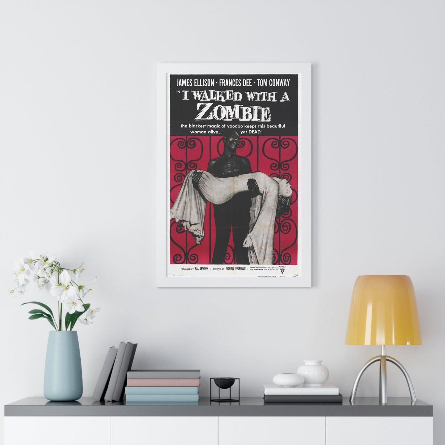 I WALKED WITH A ZOMBIE 1943 - Framed Movie Poster-The Sticker Space