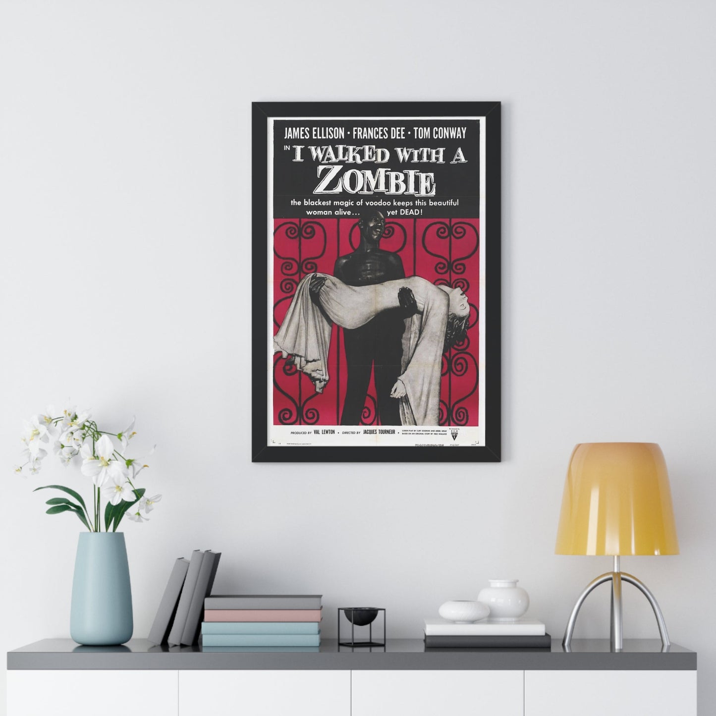 I WALKED WITH A ZOMBIE 1943 - Framed Movie Poster-The Sticker Space