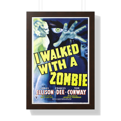 I WALKED WITH A ZOMBIE (2) 1943 - Framed Movie Poster-16″ x 24″-The Sticker Space