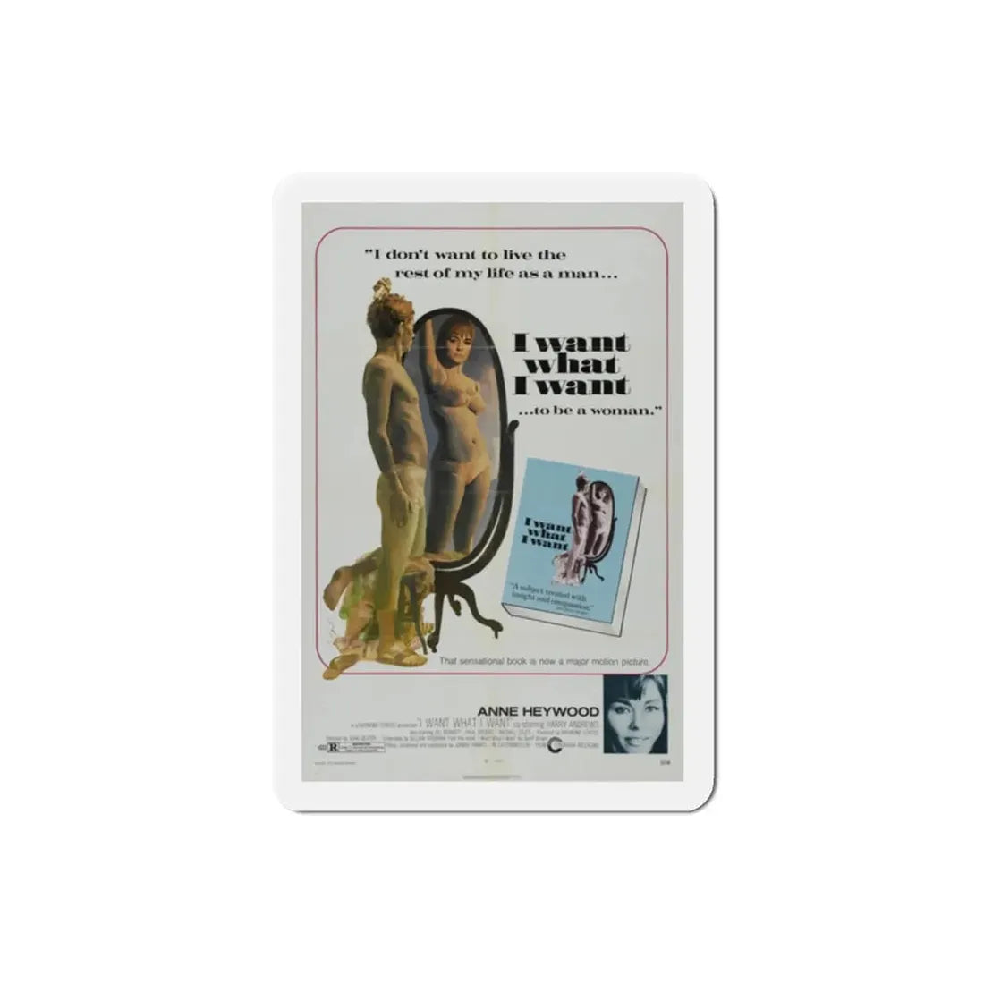 I Want What I Want 1972 Movie Poster Refrigerator Magnet - The Sticker Space