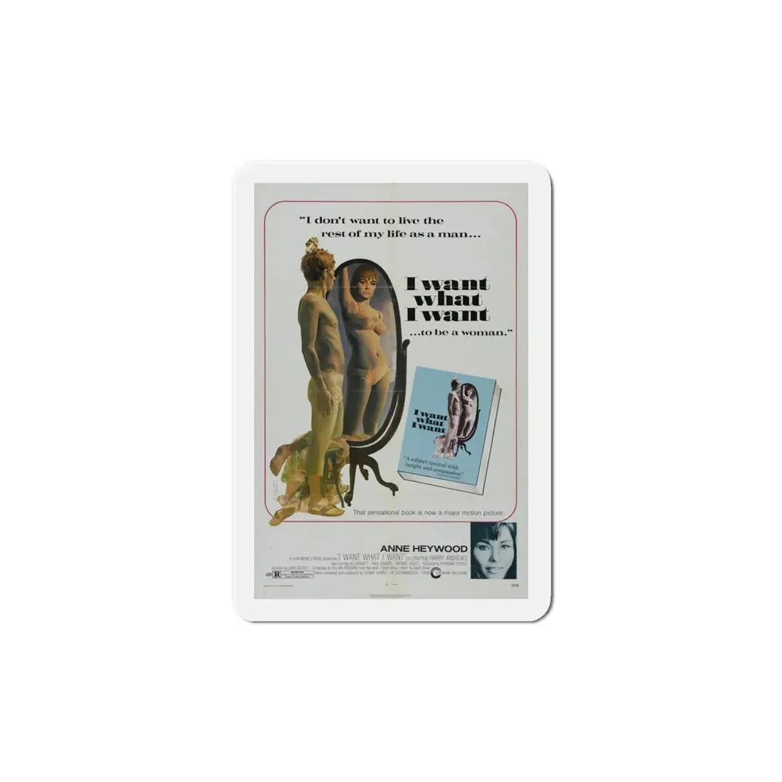 I Want What I Want 1972 Movie Poster Refrigerator Magnet - The Sticker Space