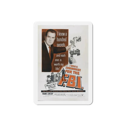 I Was a Communist for the FBI 1951 Movie Poster Refrigerator Magnet - The Sticker Space